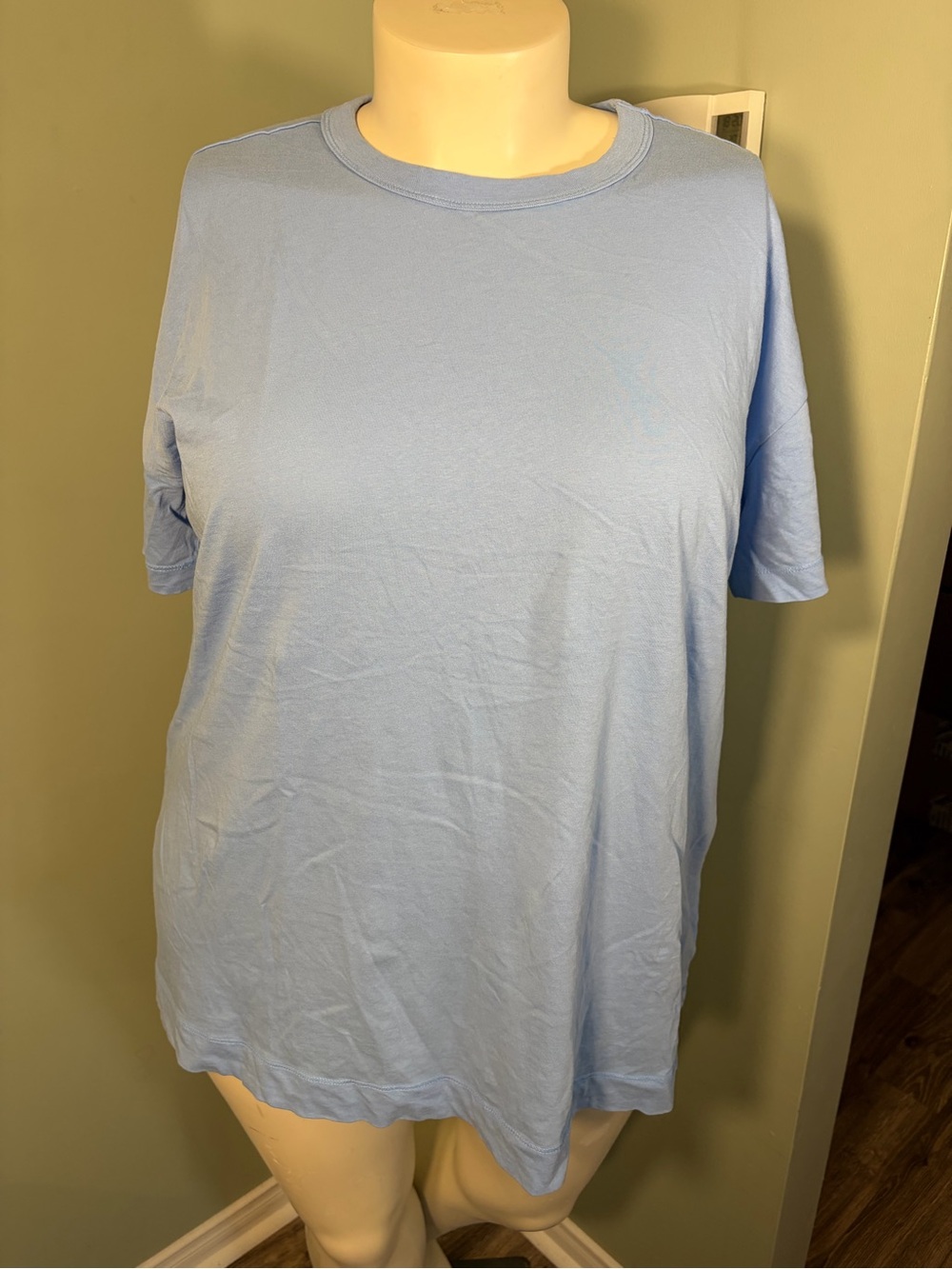 12. Old Navy Light Blue Crewneck womans T-Shirt